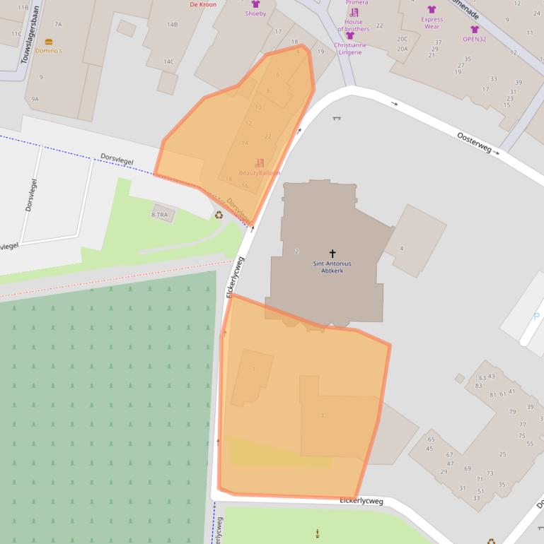 Kaart van postcodegebied 6602HJ.