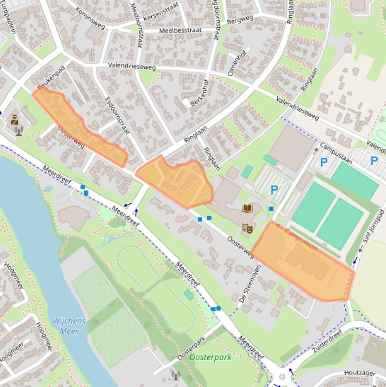 Kaart van postcodegebied 6602HL.