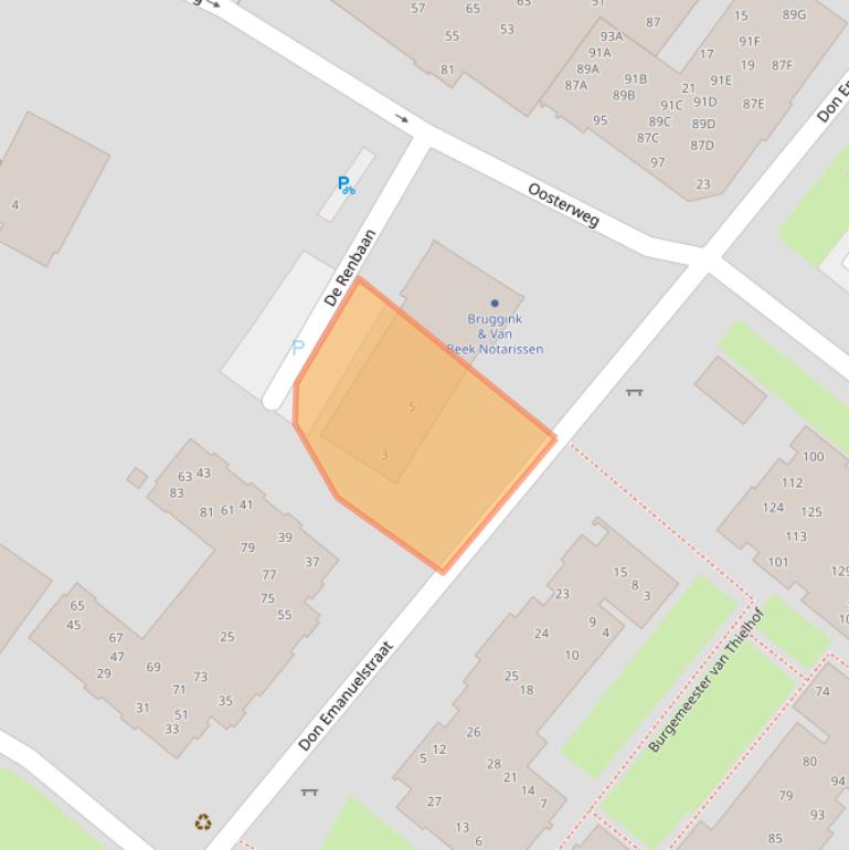 Kaart van postcodegebied 6602HM.