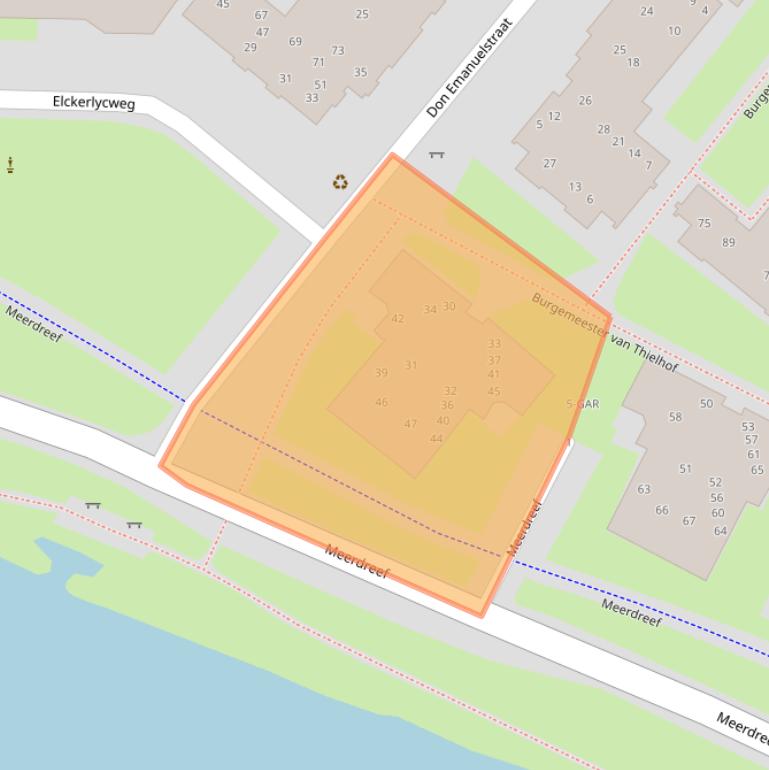 Kaart van postcodegebied 6602JB.