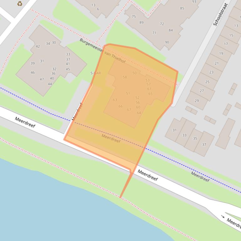 Kaart van postcodegebied 6602JC.