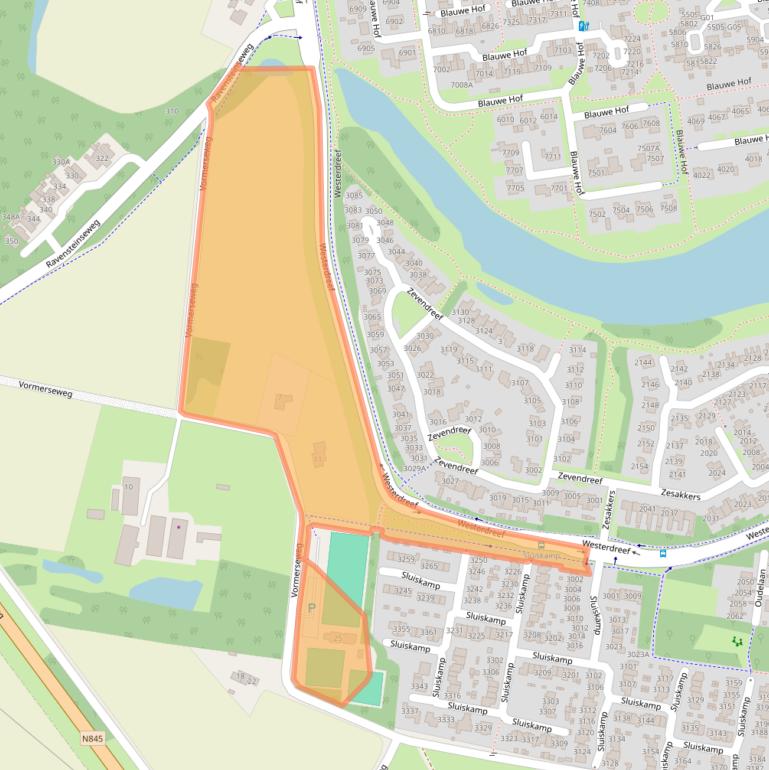 Kaart van postcodegebied 6602NB.