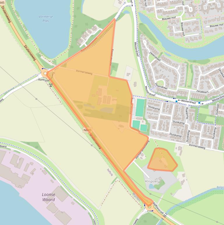 Kaart van postcodegebied 6602NC.