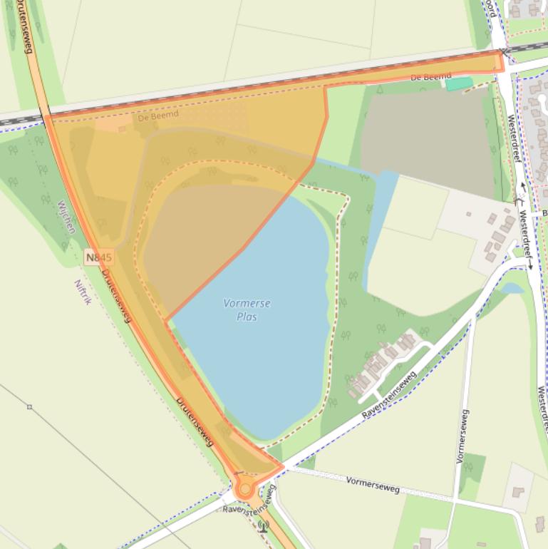 Kaart van postcodegebied 6602NG.