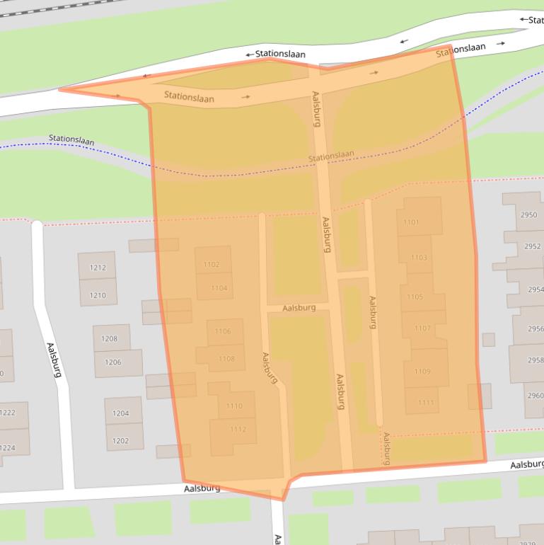 Kaart van postcodegebied 6602TC.