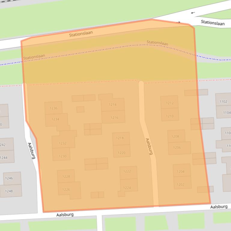 Kaart van postcodegebied 6602TG.