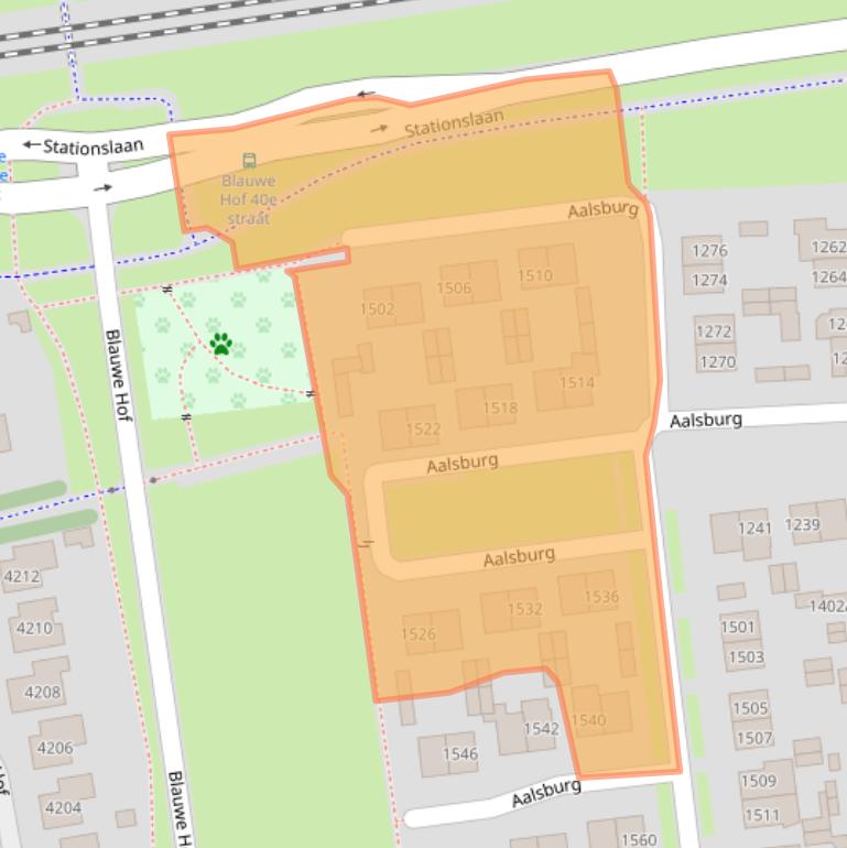Kaart van postcodegebied 6602TS.