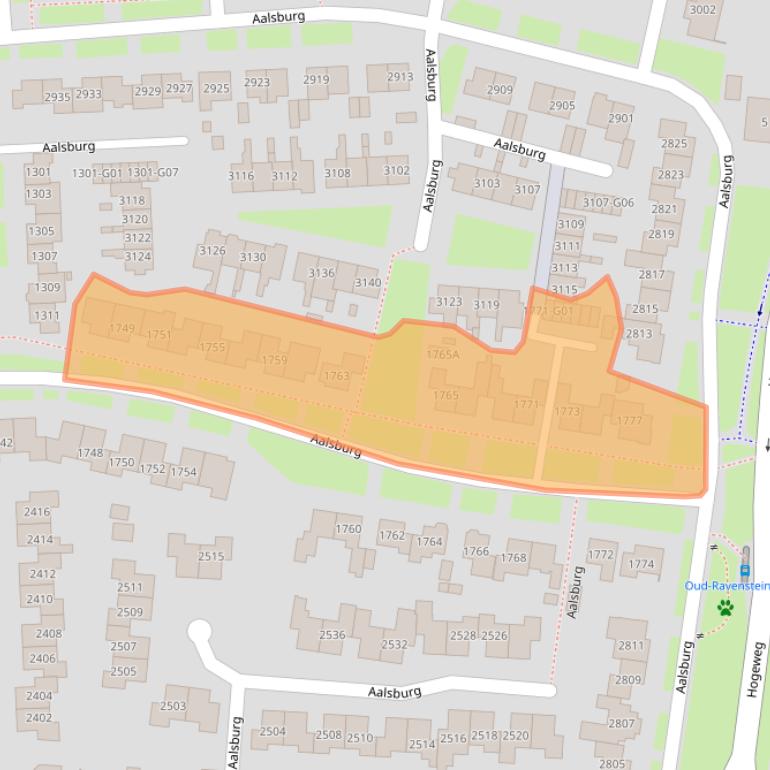 Kaart van postcodegebied 6602VC.