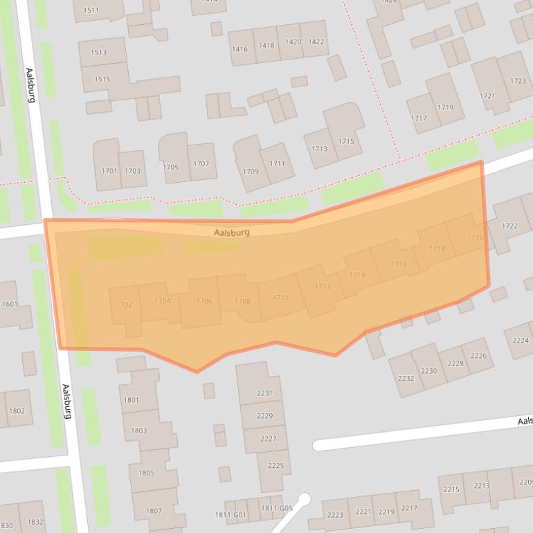 Kaart van postcodegebied 6602VD.