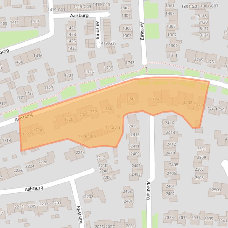 Kaart van postcodegebied 6602VE.