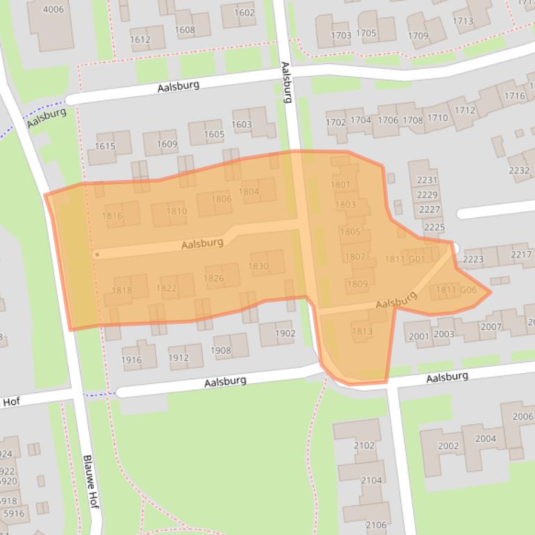 Kaart van postcodegebied 6602VH.