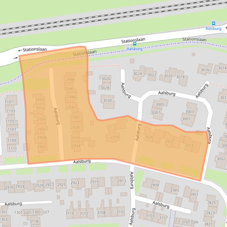 Kaart van postcodegebied 6602WN.