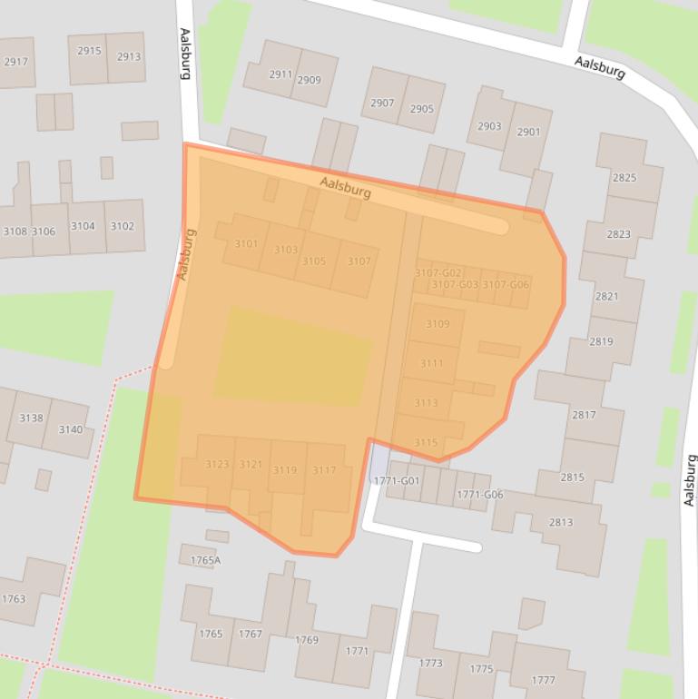 Kaart van postcodegebied 6602WR.