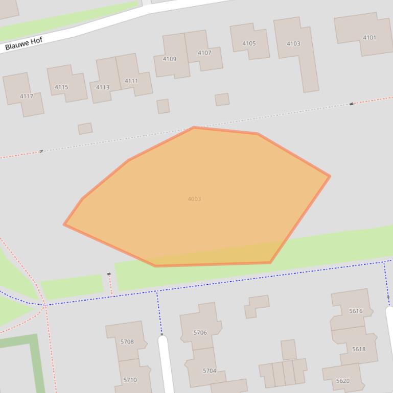 Kaart van postcodegebied 6602WT.