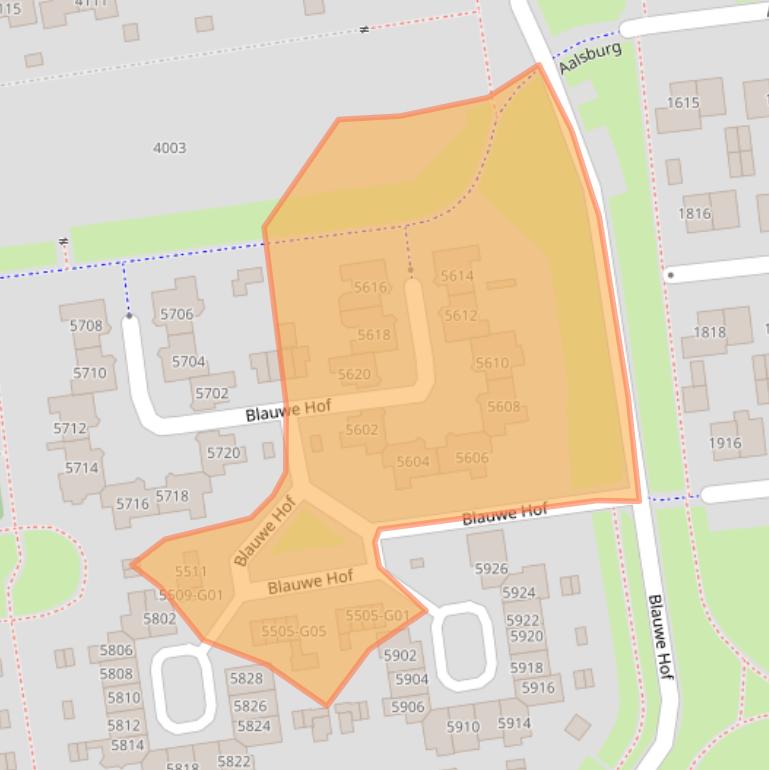 Kaart van postcodegebied 6602XA.