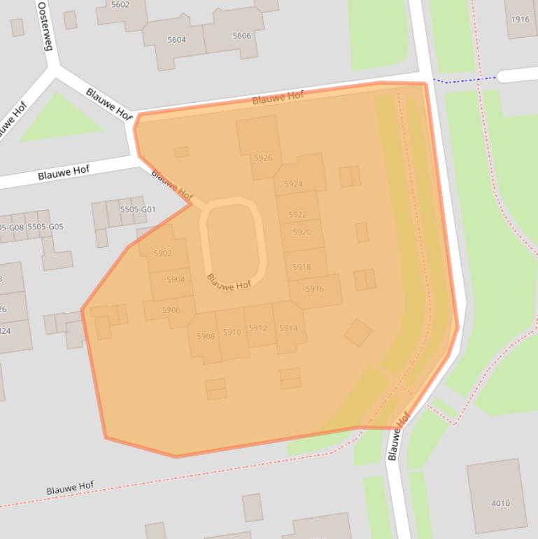 Kaart van postcodegebied 6602XD.