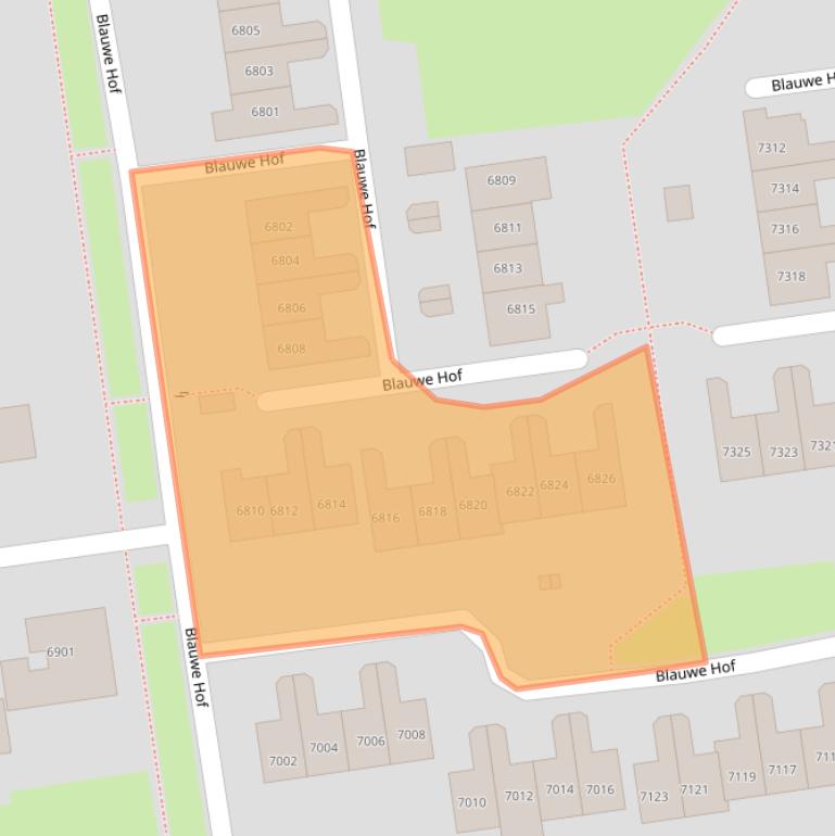 Kaart van postcodegebied 6602XK.