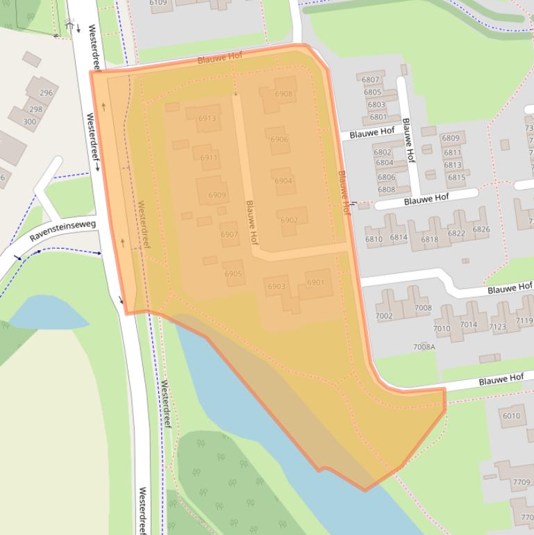 Kaart van postcodegebied 6602XL.