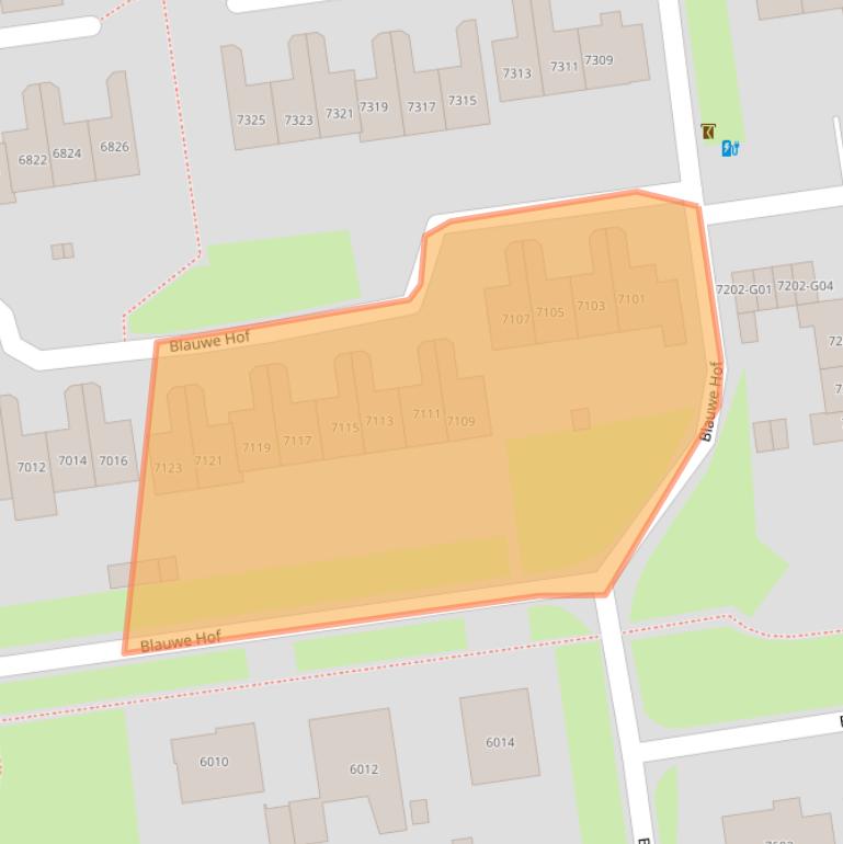 Kaart van postcodegebied 6602XN.