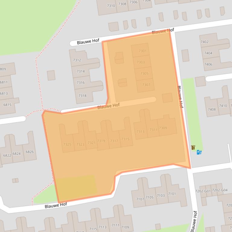 Kaart van postcodegebied 6602XR.