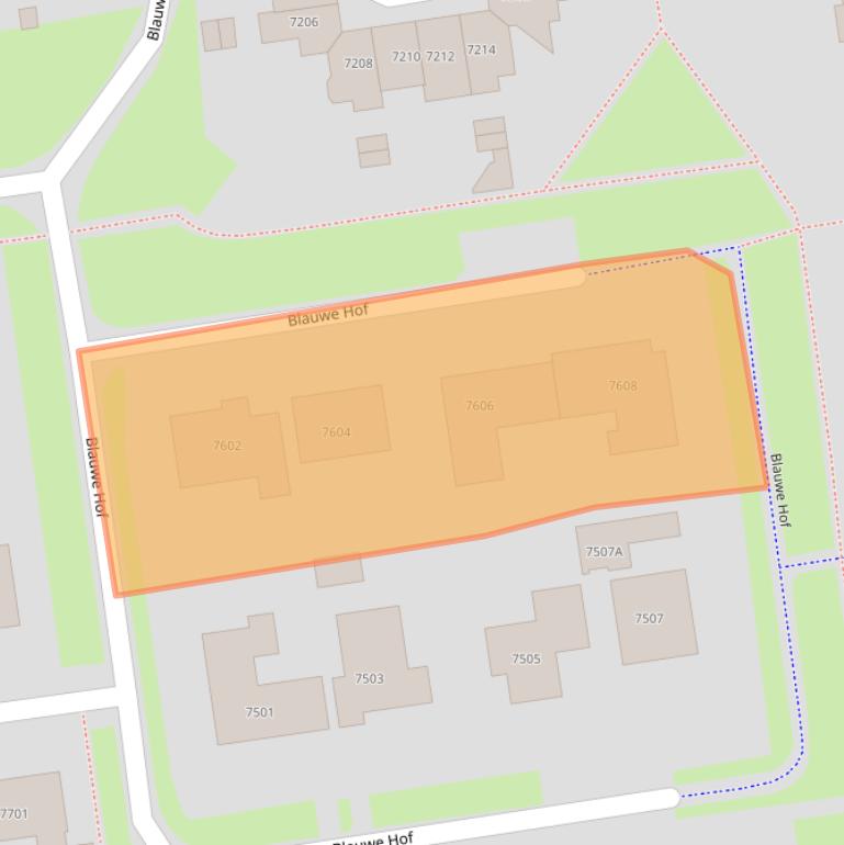 Kaart van postcodegebied 6602XX.