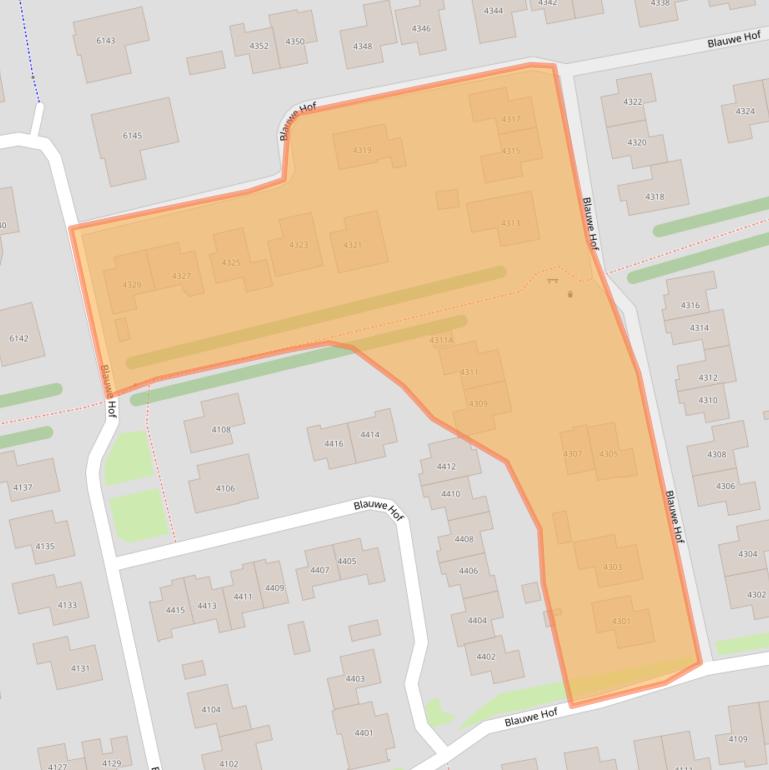 Kaart van postcodegebied 6602ZT.