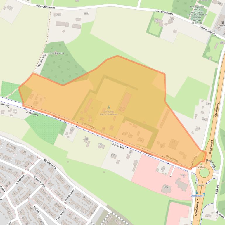 Kaart van postcodegebied 6603AA.