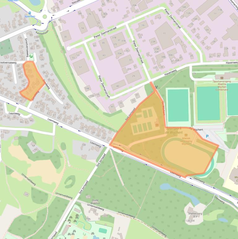 Kaart van postcodegebied 6603AG.