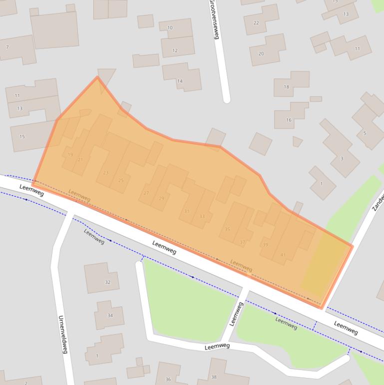 Kaart van postcodegebied 6603AJ.