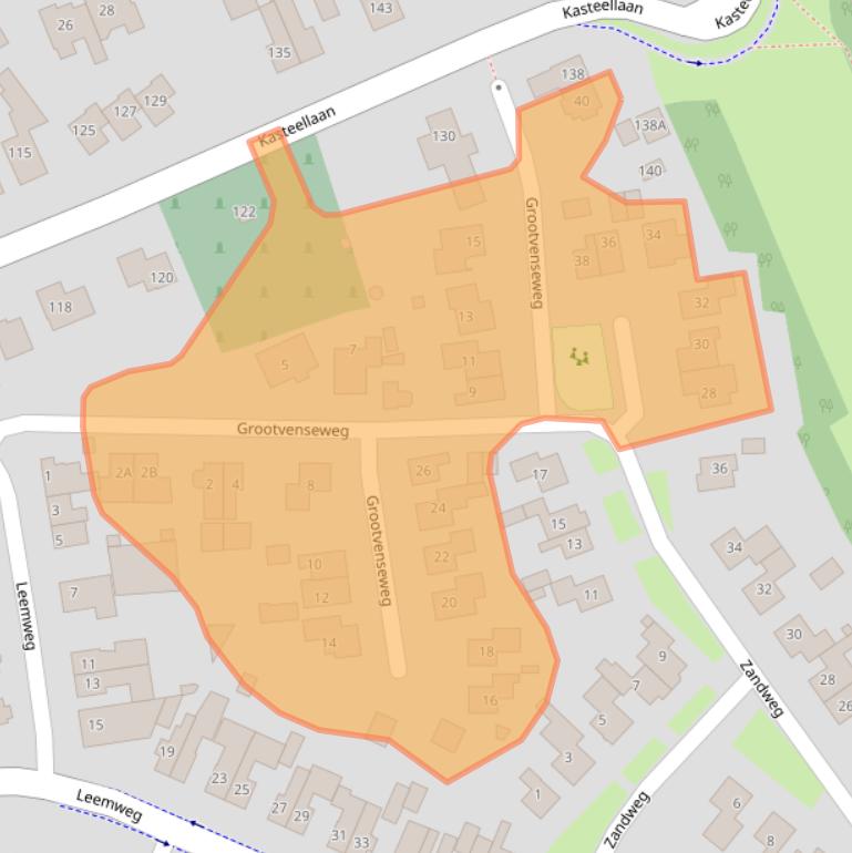 Kaart van postcodegebied 6603AP.