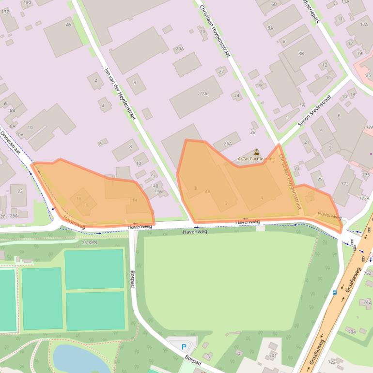 Kaart van postcodegebied 6603AS.