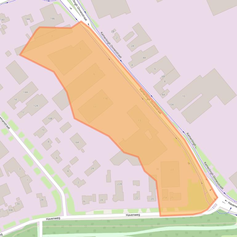 Kaart van postcodegebied 6603AX.