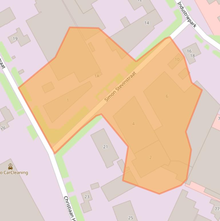 Kaart van postcodegebied 6603BD.