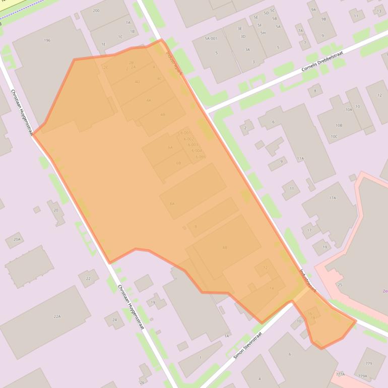 Kaart van postcodegebied 6603BG.