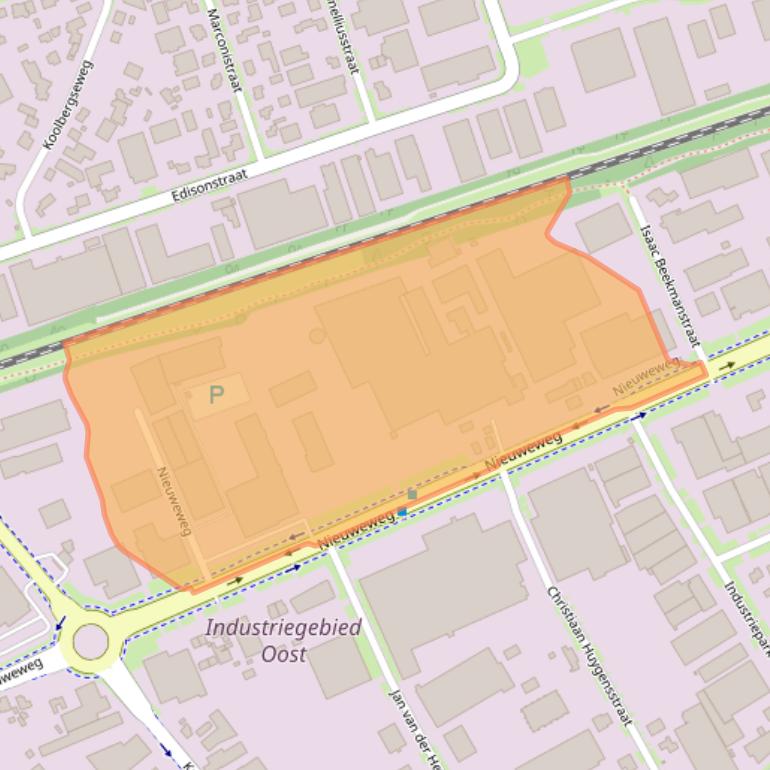 Kaart van postcodegebied 6603BM.