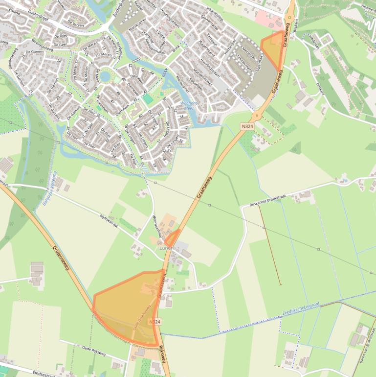Kaart van postcodegebied 6603CA.
