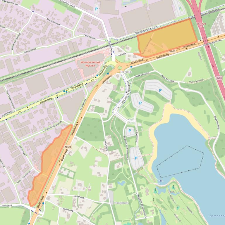 Kaart van postcodegebied 6603CG.