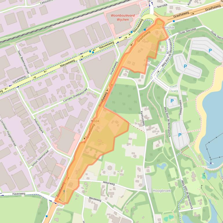 Kaart van postcodegebied 6603CR.