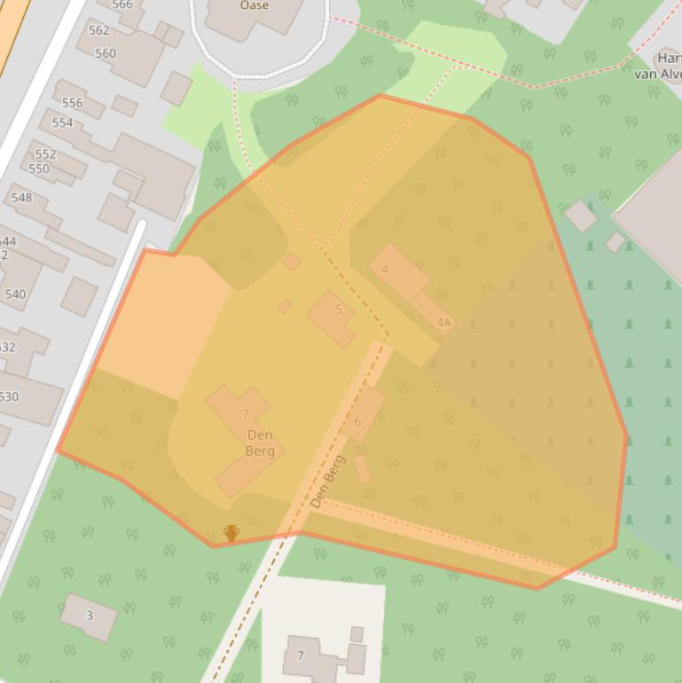 Kaart van postcodegebied 6603CV.