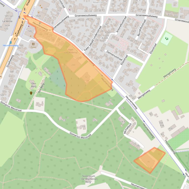 Kaart van postcodegebied 6603CZ.