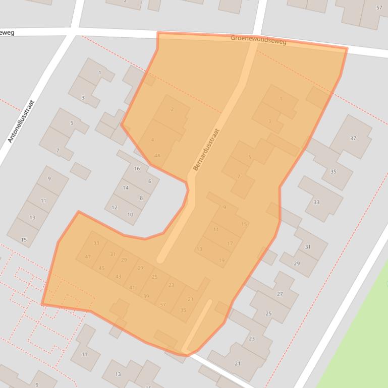 Kaart van postcodegebied 6603DM.