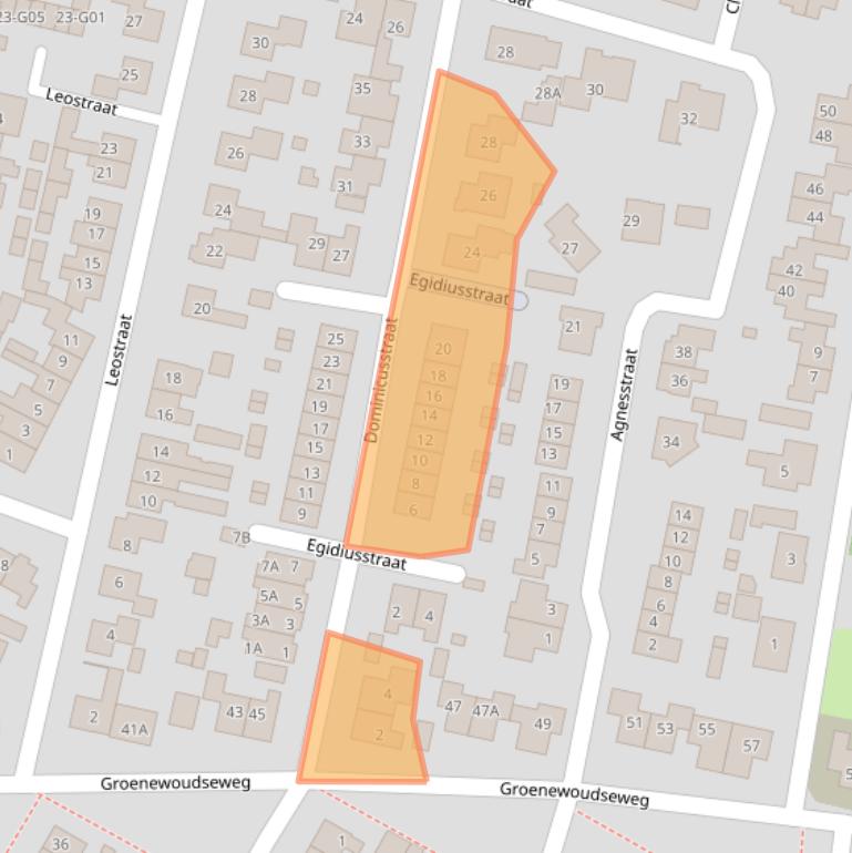 Kaart van postcodegebied 6603EE.