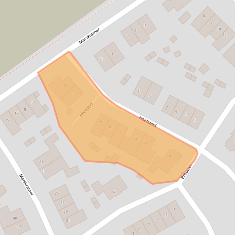 Kaart van postcodegebied 6603JL.