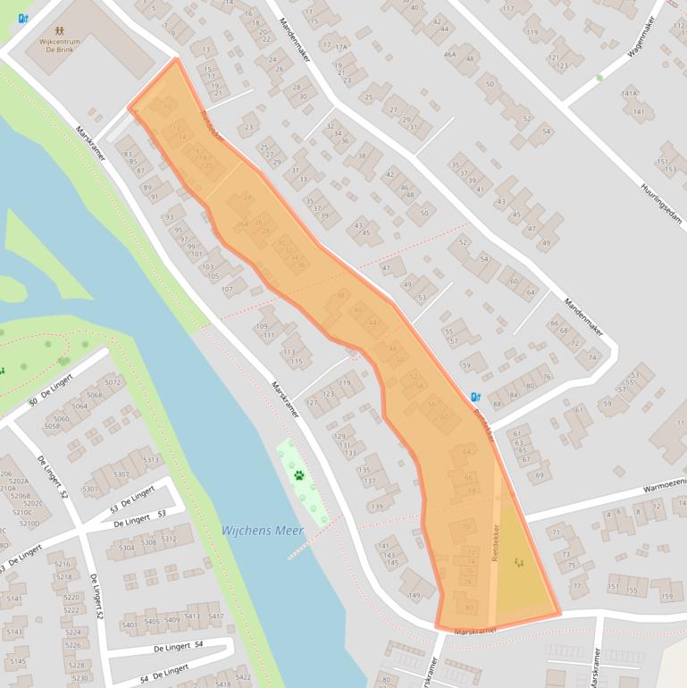 Kaart van postcodegebied 6603JW.