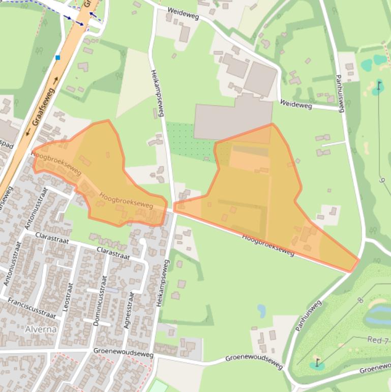 Kaart van postcodegebied 6603KA.