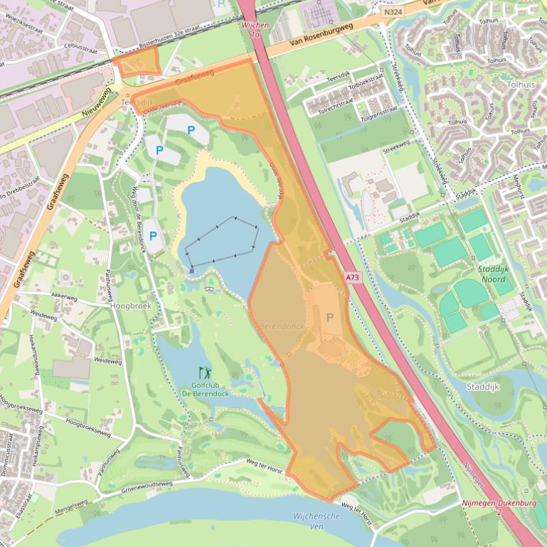 Kaart van postcodegebied 6603KJ.