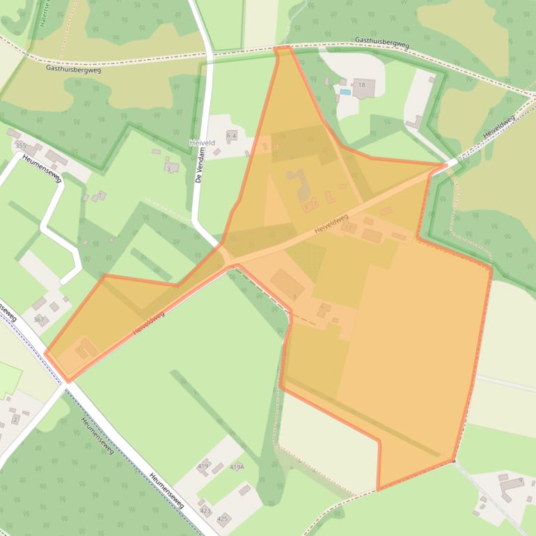 Kaart van postcodegebied 6603KR.