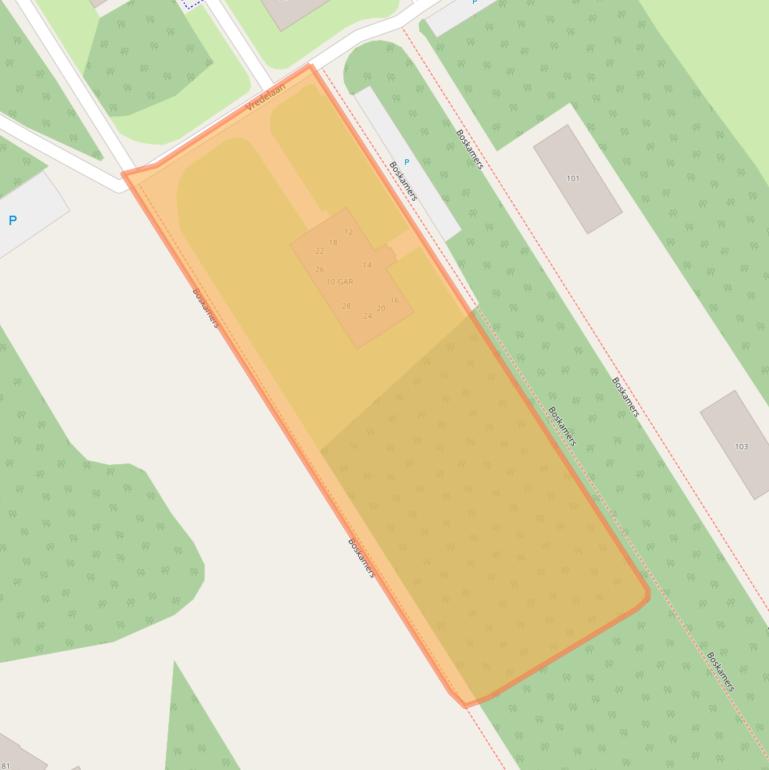 Kaart van postcodegebied 6603LL.