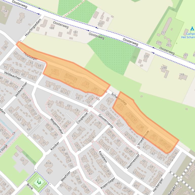Kaart van postcodegebied 6603MB.