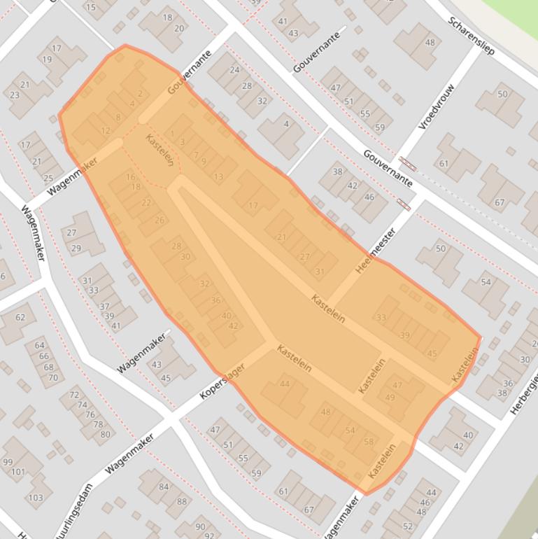 Kaart van postcodegebied 6603MD.